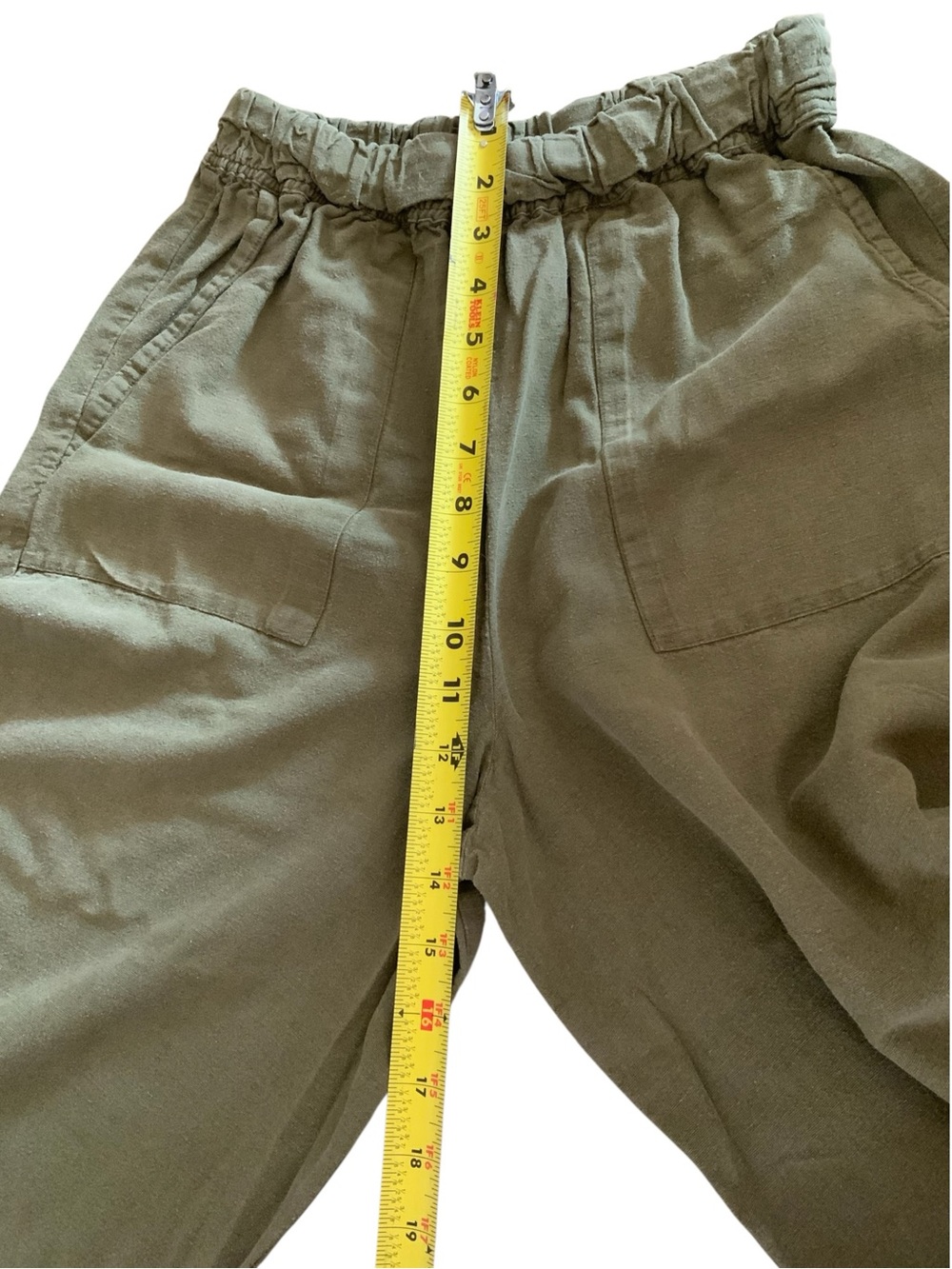 Laude the Label Olive Wide-Leg pants with Elastic Waistband SZ SMALL - Picture 3 of 9